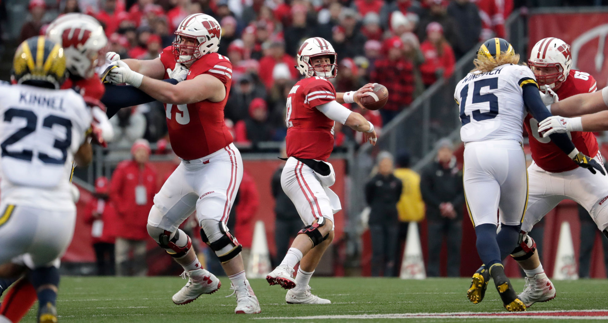 Nov. 18 - No. 5 Wisconsin 24, No. 24 Michigan 10